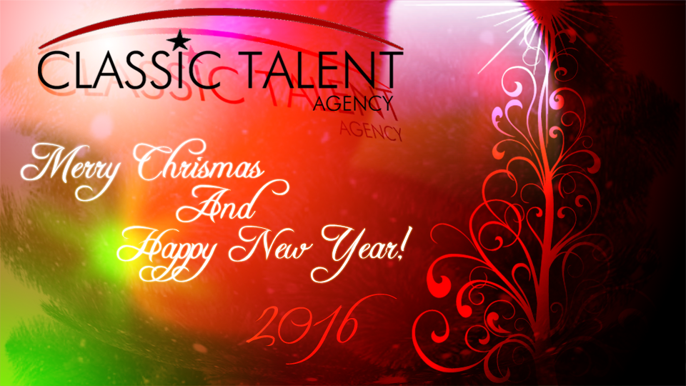 ClassicTAgency's tweet photo. MERRY CHRISTMAS to all of our talent and we wish you and your families a great Holiday Season. https://t.co/0LzFUaWhbG