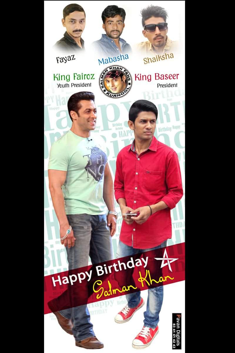 imran_javeed's tweet photo. @BeingSalmanKhan Here Goes Salman Bhai's Birthday Celebration Preparation!!
From Kurnool Andhra Pradesh Fans! https://t.co/jFbQDVapUy