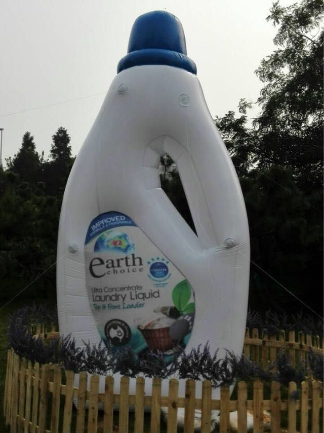 Inflate_Frank's tweet image. Inflatable advertising bottle.