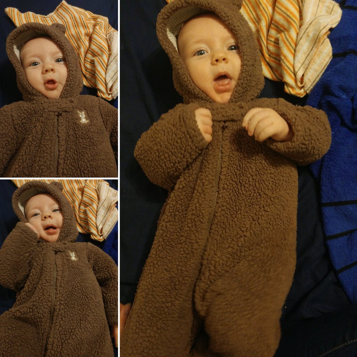 MammaRae25's tweet photo. My son the #ewok. #StarWars https://t.co/XKpofSuJbd