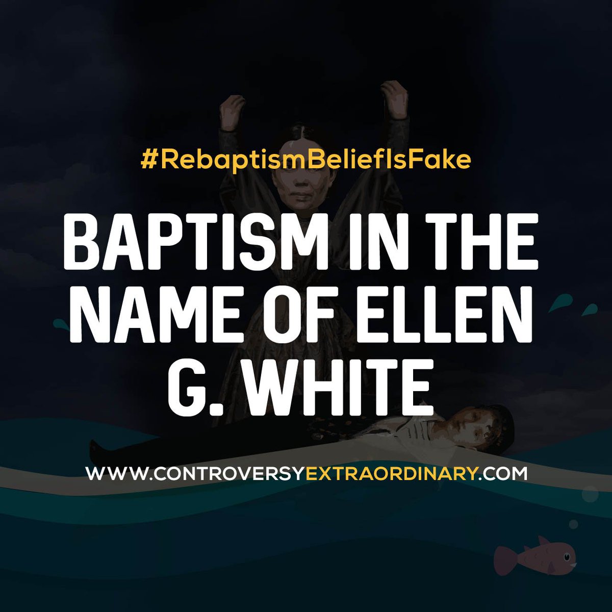 MrControversyX's tweet photo. Read and tweet your thoughts on my latest post:

"Baptism in the Name of Ellen G. White"

https://t.co/uqkGNT3zWj

#RebaptismBeliefIsFake https://t.co/s11y3A3TJQ
