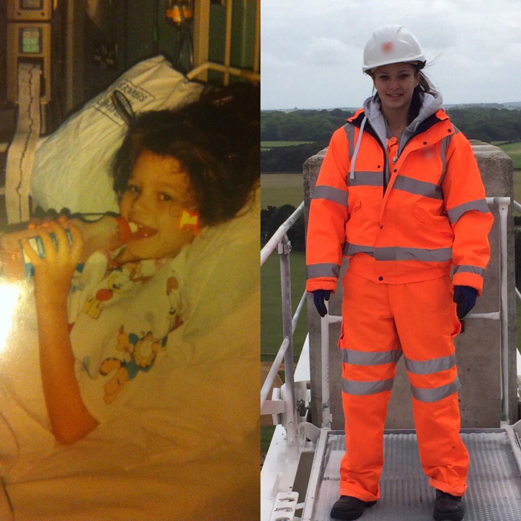 CaseyElsby's tweet photo. Thanks for all the hard work @GreatOrmondSt. I have landed a great career against all odds 🏗 #CraneOperator #Hydrocephalus #thisgirlcan https://t.co/kyAjmNyjZZ