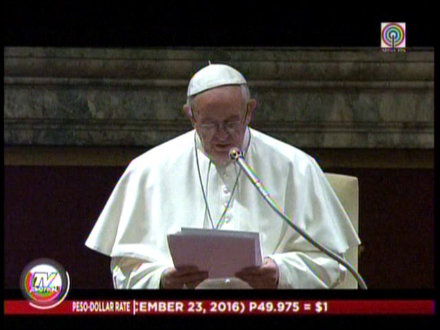 TVPatrol's tweet photo. #TVPatrol Pope Francis, muling nanawagan ng reporma sa Simbahang Katolika https://t.co/txSkA0viYG