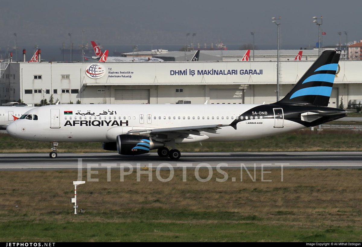 flightradar24's tweet image. The hijacked flight #8U209 is still standing on the runway at Malta Airport fr24.com/5AONB/bf8ea3d