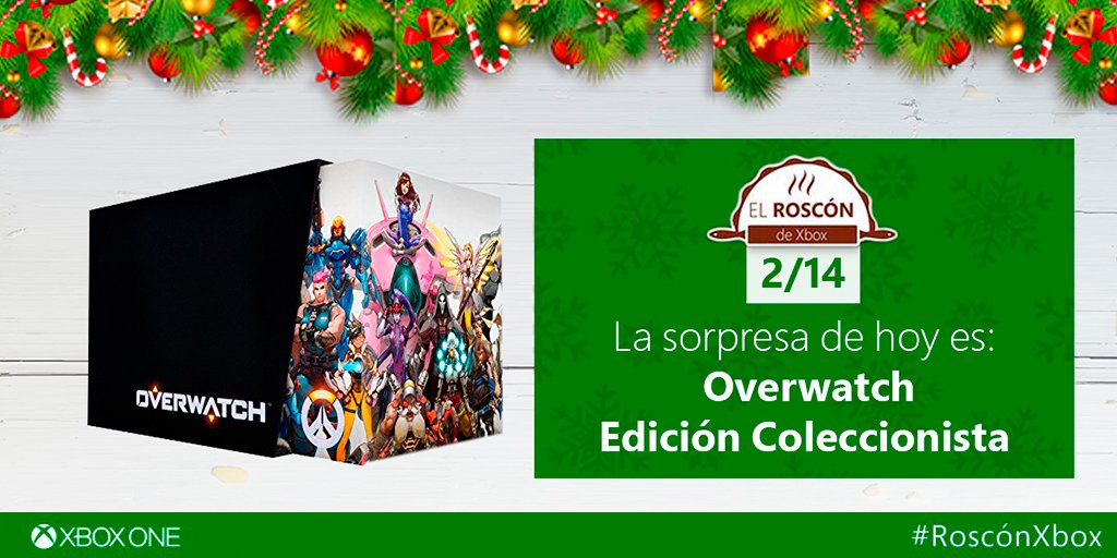 Xbox_Spain's tweet photo. ¡Hoy sorteamos una edición coleccionista de @OverwatchES! ¡RT 🔁 y envía tweet con #RoscónXbox para participar! https://t.co/tnKZrAGtBX