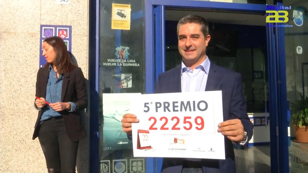 Canal28tv's tweet photo. La Navidad regala a Almería 1,4 millones de euros https://t.co/2eXa5Ah4d5 https://t.co/O3OBY3VgRE