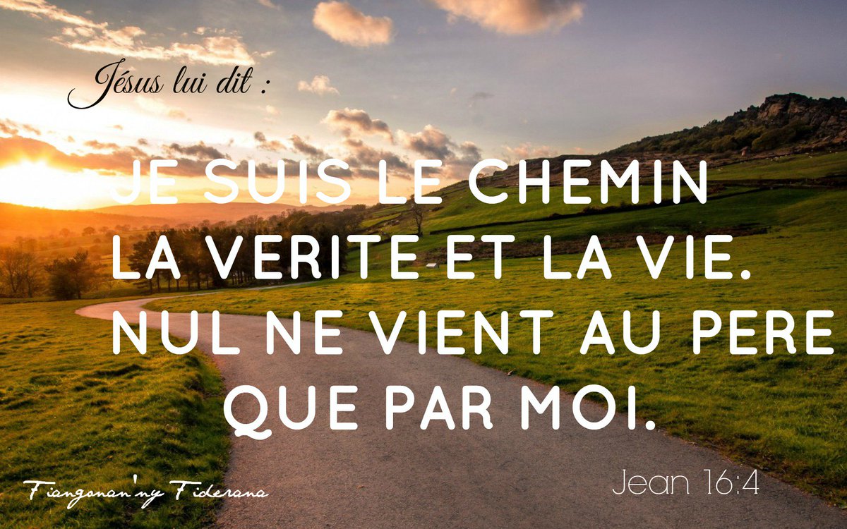 fideranachurch's tweet photo. Jean 14:6 
Je suis le chemin, la vérité et la vie. Nul ne vient au Père que par Moi. https://t.co/4AjLhLTYOS