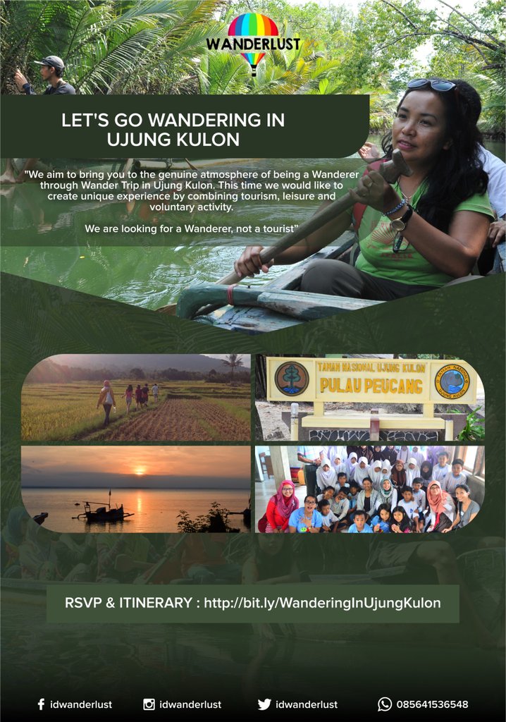 IDWanderlust's tweet photo. Than you should join this one! Trip to Ujung Kulon! Let's Get Lost in Ujung Kulon! #WanderTweet #Trip https://t.co/Vy2KlRJzrv