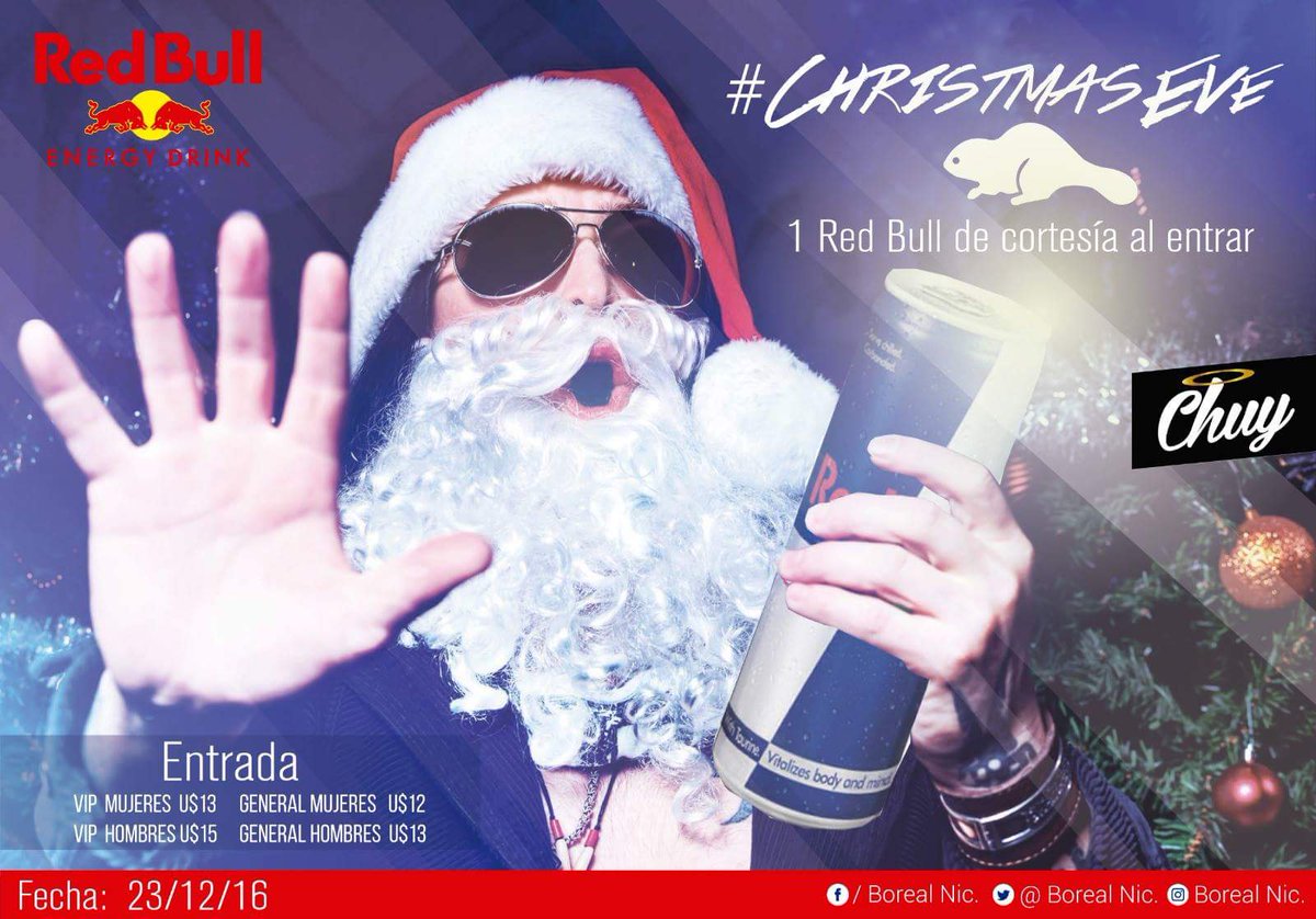 BorealNic's tweet photo. Lo que se nos viene esta noche... 😎😎

#RedBull #Cristhmastime https://t.co/KRFUpImSL5