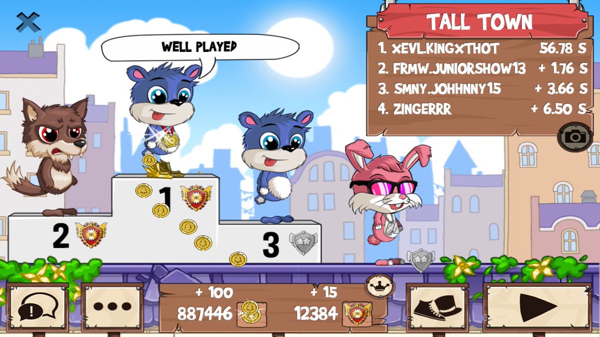 Kingxth0t's tweet photo. Get on my level, son! #funrun2 #JuniorShow13 #Johhnny15 #zingerrr https://t.co/a9pksj7HLP