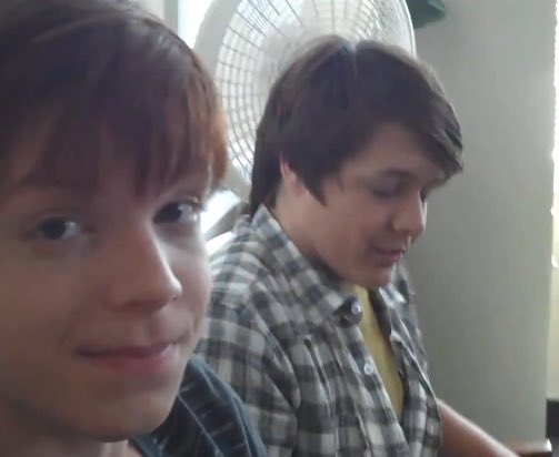 I tried taking a selfiewith @LucasArnaz69 but he didnt want to. :( #NoHomo tho :)