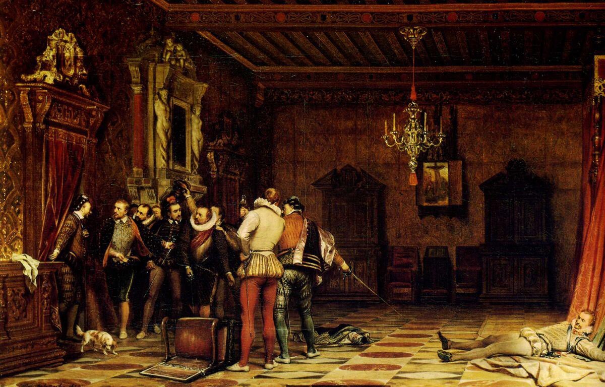 Omonchateau's tweet photo. #CeJourLa 
C'était un 23 décembre 1588, assassinat du duc de Guise au @chateaudeblois ! https://t.co/pA9JSZBgBM