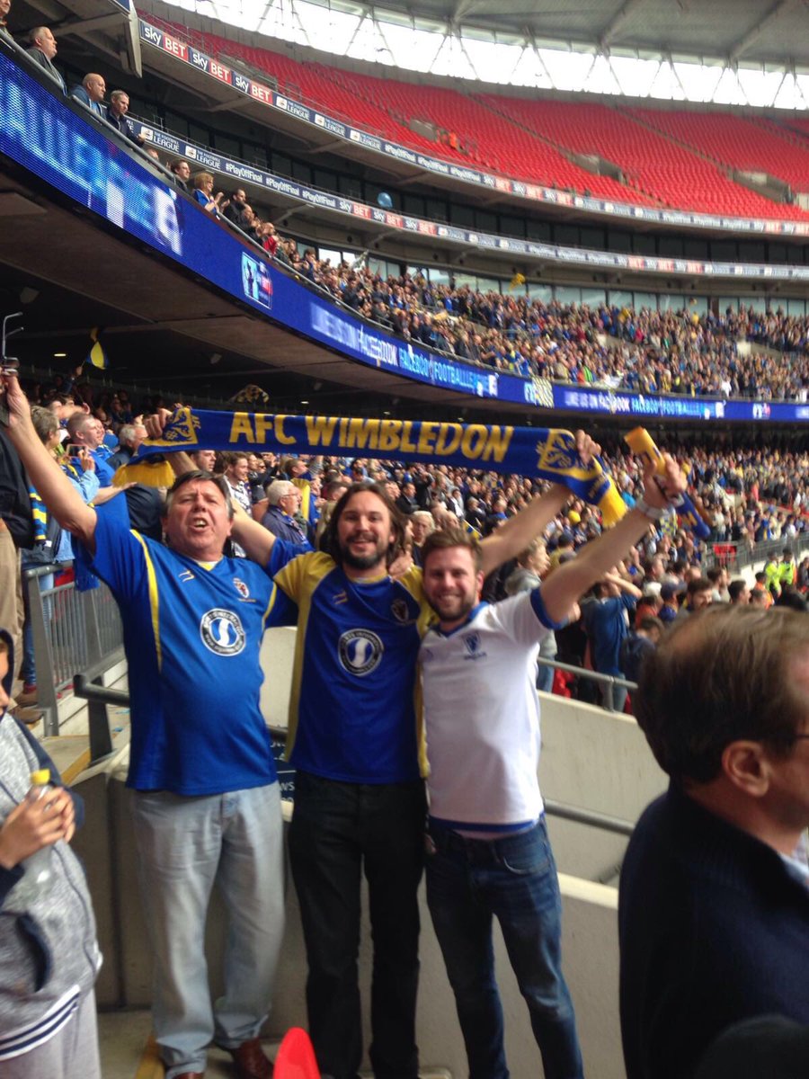 AJAlltimes's tweet photo. #mydonsyear @AFCWimbledon https://t.co/uUDfIwoEjf