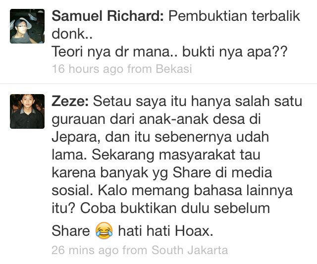_hendroprasetyo's tweet photo. @sabdanetizen netizen terlalu serius #sabdanetizen https://t.co/YBOJiI3QlO