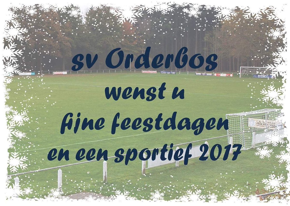 svorderbos's tweet photo. Fijne feestdagen en een gezond/sportief 2017 #svorderbos #svorderbosjeugd https://t.co/XR4QqSsYGn