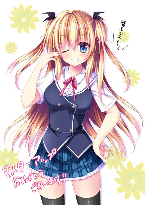 ヒットミーのつばさちゃん描いたー\(^ω^)/ 厨二病カワユシ! #ヒットミー 