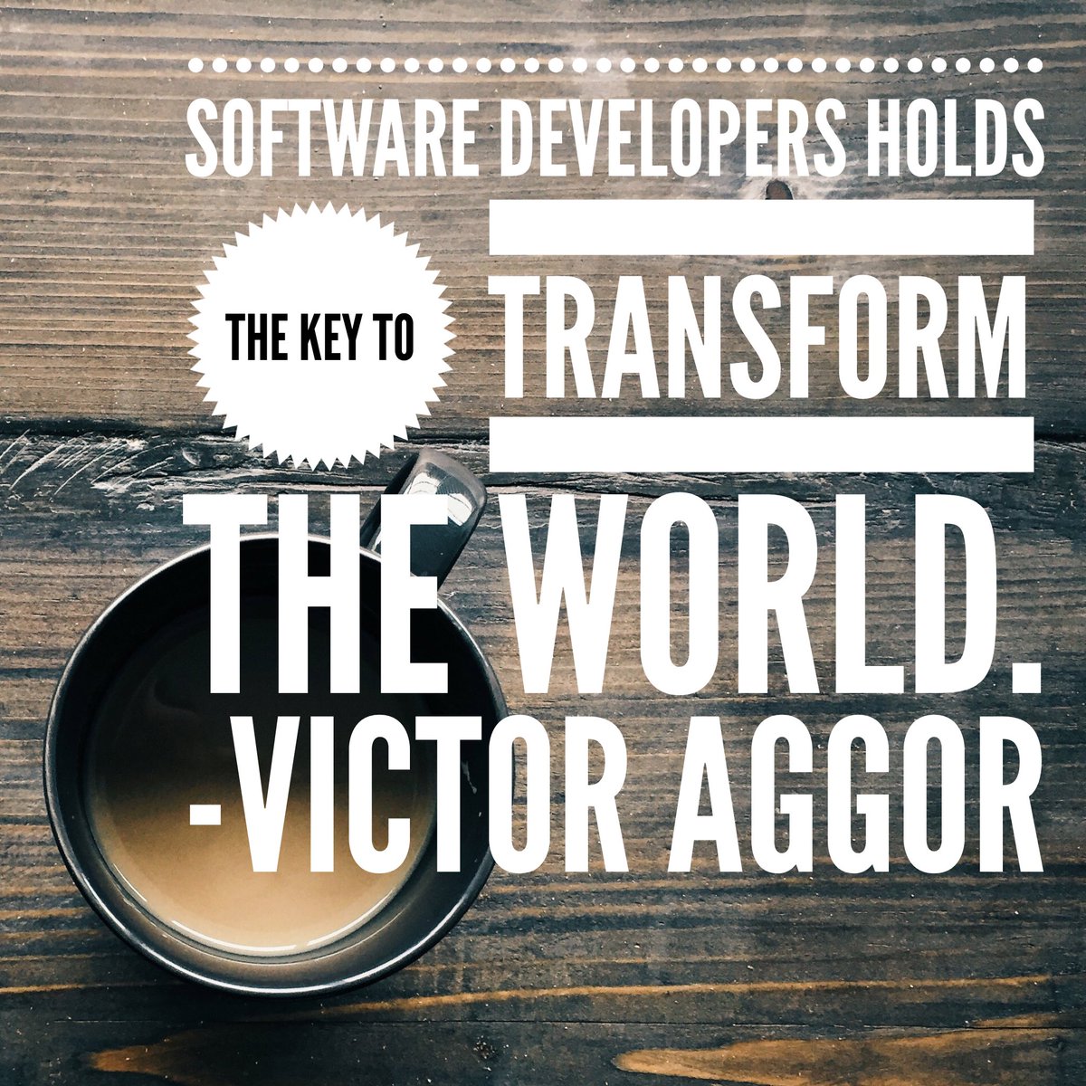 easycodinglab's tweet image. I believe software developers rule the world #software development