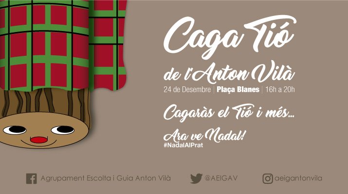 elprat.ràdio (@elpratradio) on Twitter photo Demà l'<a href="/AEiGAV/">AEiG Anton Vilà</a> farà cagar el tió a la plaça Blanes i diumenge l'AVV Barceloneta a Joaquim Sostres 37 bit.ly/2imDyyK Demà l'<a href="/AEiGAV/">AEiG Anton Vilà</a> farà cagar el tió a la plaça Blanes i diumenge l'AVV Barceloneta a Joaquim Sostres 37 bit.ly/2imDyyK