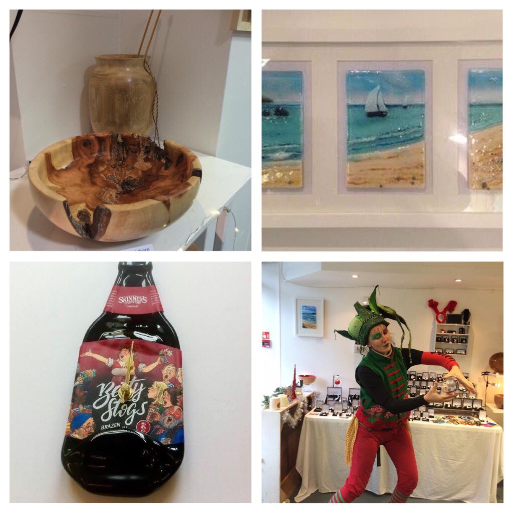 CraftyMutineers's tweet photo. Open today and Christmas Eve for that special present 40 Market Place, Penzance @PenzanceHour @whatsonpenzance #handmade #artisan #gifts https://t.co/i7gEJ3NBZH
