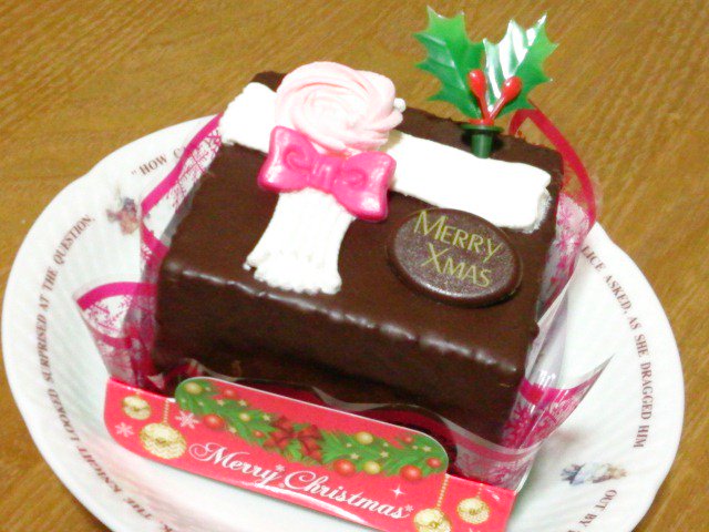 晴美 クリスマスケーキ 一人用 親戚の叔母さんが買ってくれた Orz