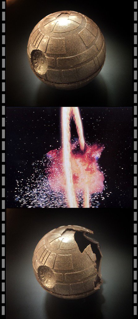 Thank you <a href="/LuPeaKimi/">Kimi</a>, Chocolatier Extraordinaire, for my awesome Death Star Choc.