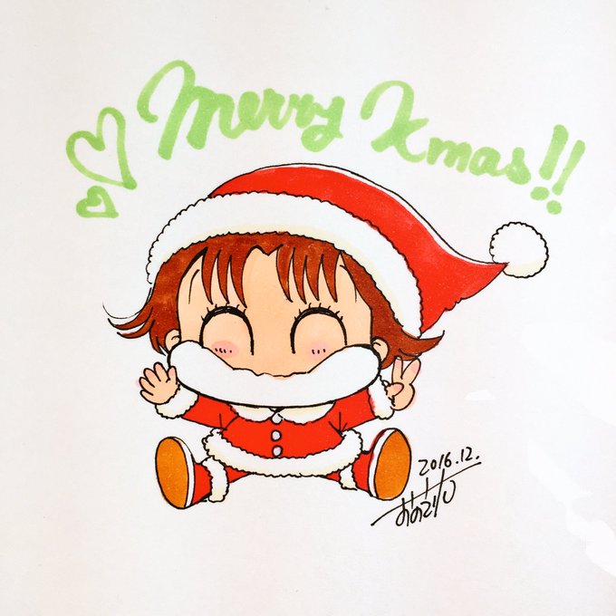 「メリークリスマス サンタ服」のTwitter画像/イラスト(古い順)