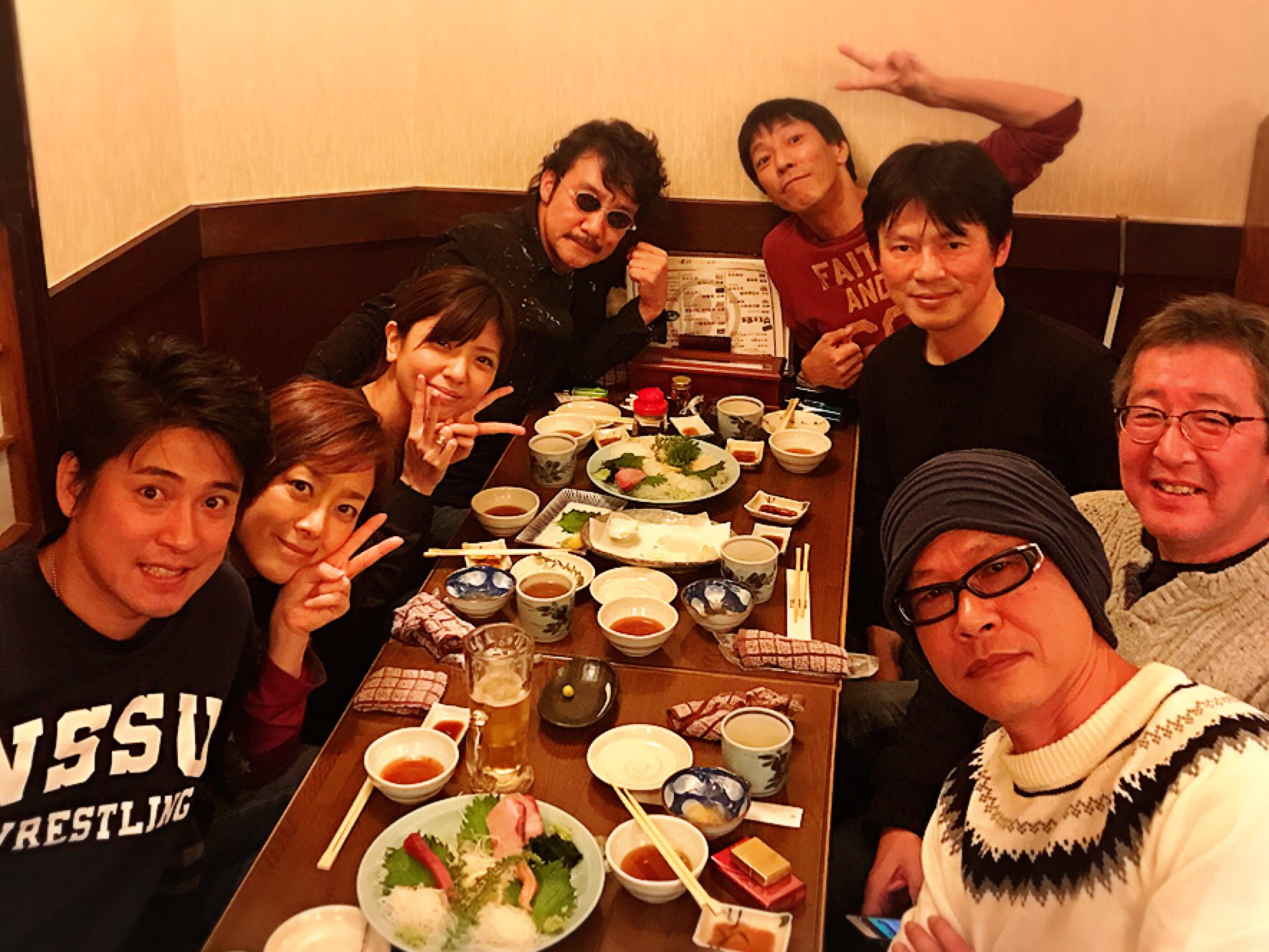 金田 龍 Twitter પર 若松俊秀さん 宮地真緒さん 秋本奈緒美さん 原田篤さん 大橋明さん 富田キャメラマン 田口恵 幸せな蕎麦会なう 金田 龍 Twitter પર 若松俊秀さん 宮地真緒さん 秋本奈緒美さん 原田篤さん 大橋明さん 富田キャメラマン 田口恵 幸せな蕎麦会なう