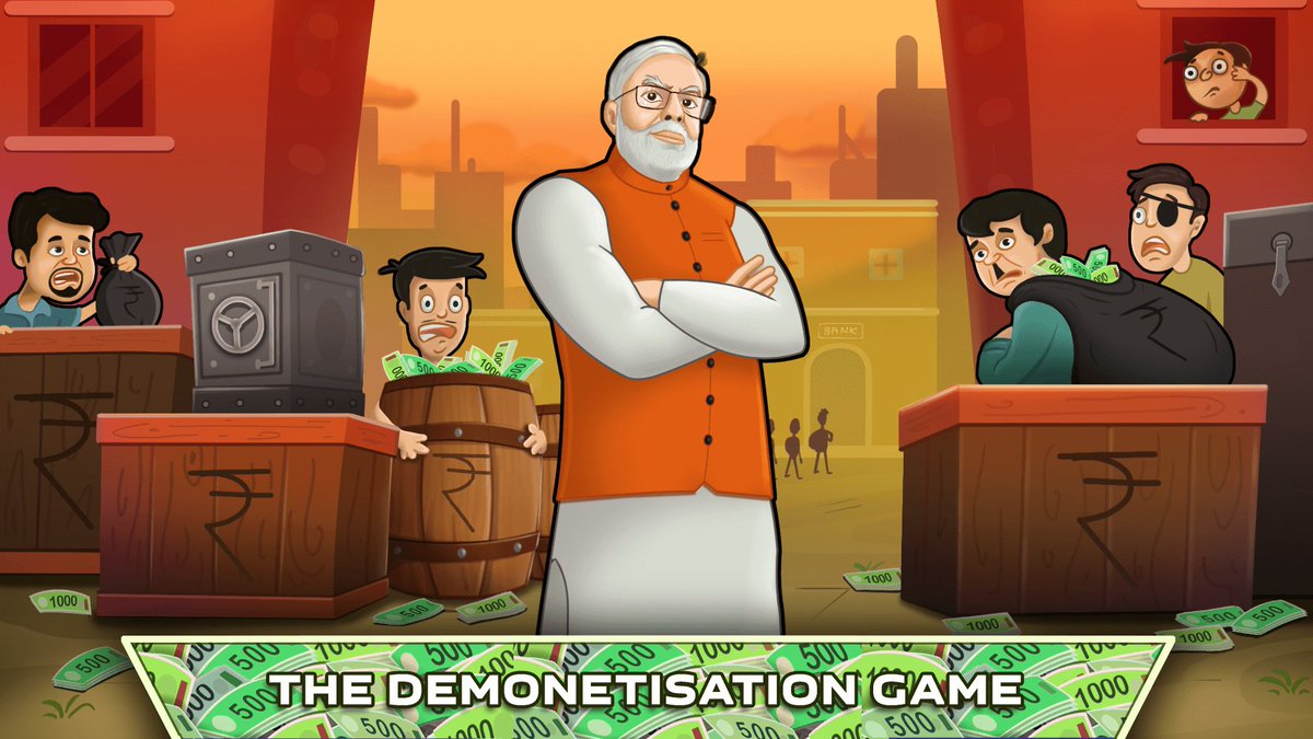 Sid4Games's tweet photo. @manoharparrikar Sir, I am a fan of Modiji. Have created a game on Demonetisation &amp; would love to show the game to Modiji tomorrow in Pune. https://t.co/8eLwRqzXwo