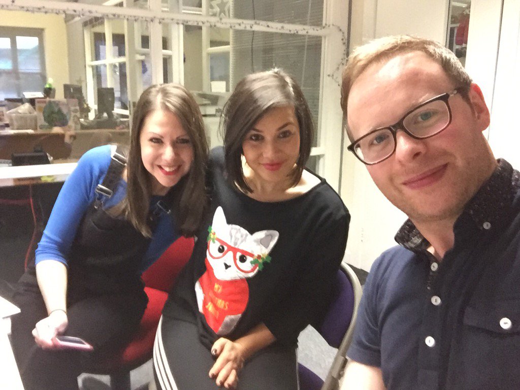 sara_utv's tweet photo. Tune into @radiolapland with us for some Christmas disasters - plus text in to raise funds for @NIHospice 🎄 https://t.co/VMQWTMDkNU