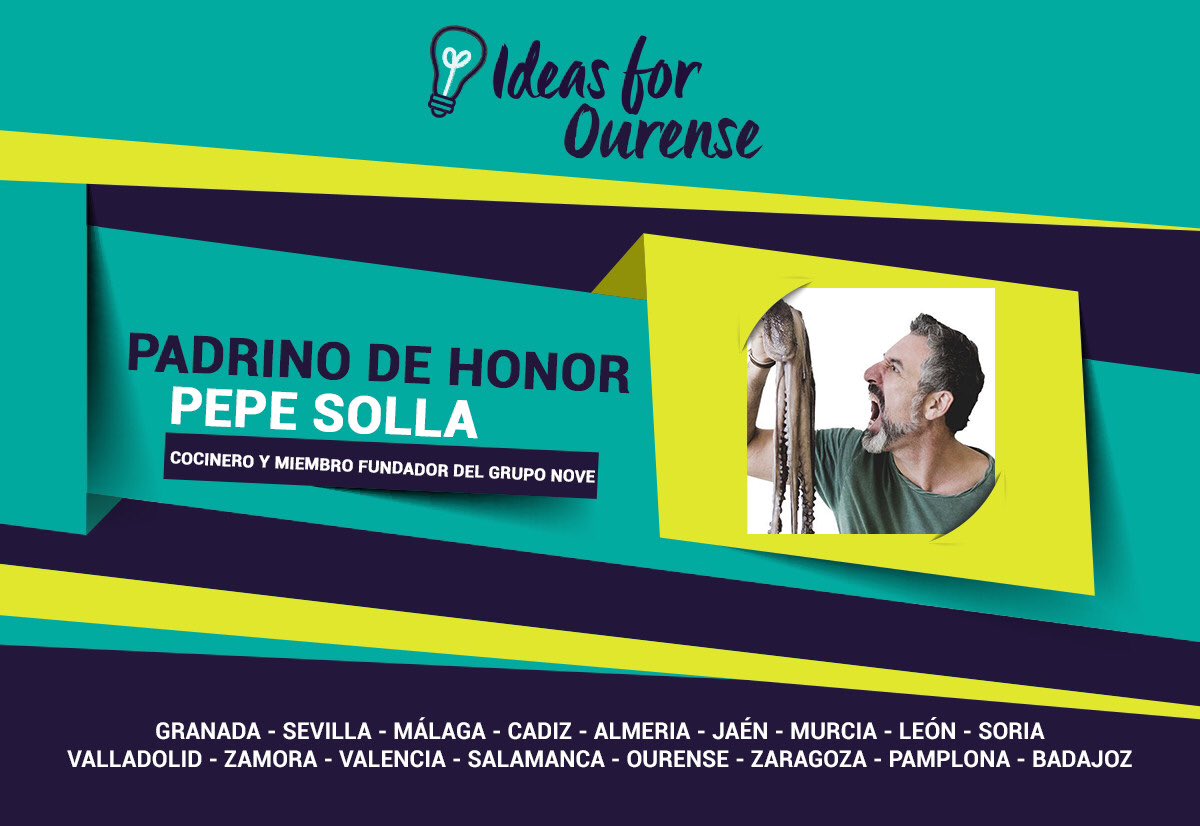 ¡Qué ganas de que lleguen las 18.30h! 
<a href="/PepeSolla/">Pepe Solla</a> , ¿nos prepararás la cena?

Reserva de entradas en:
eventbrite.ca/e/ideas-for-ou…