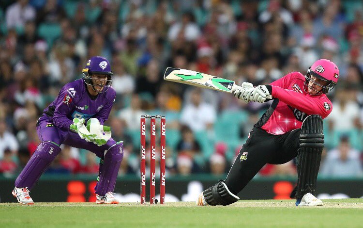 CricketInsiders's tweet photo. Hobart Hurricanes have defeated the Sydney Sixers at the SCG by 60 runs! #BBL06 #CaneTrain https://t.co/dlY9IIOLvi