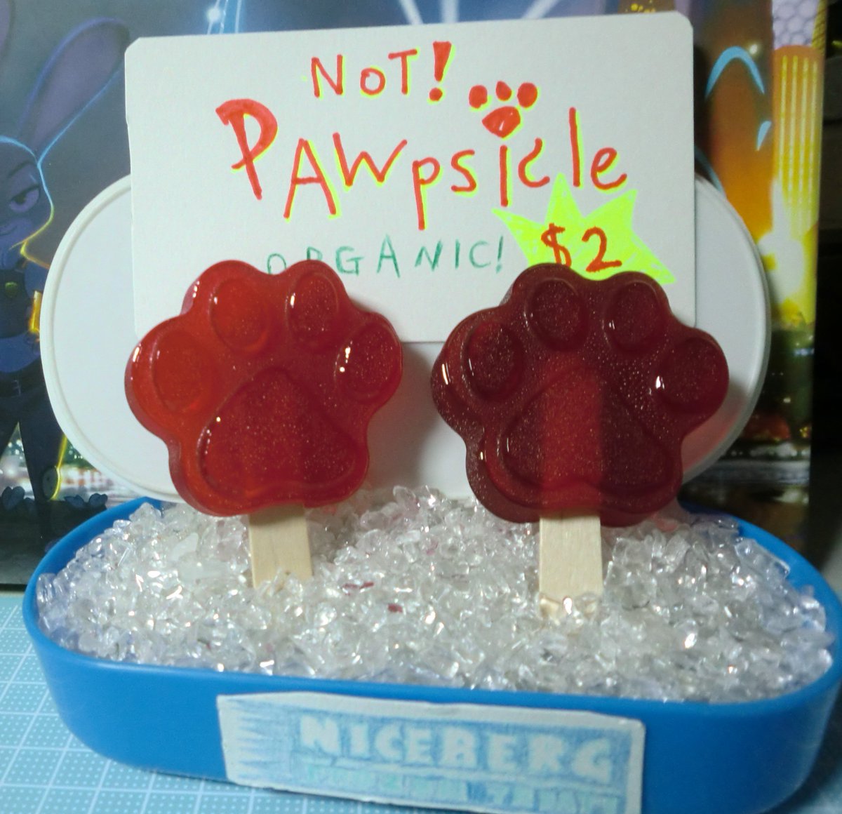 ムト Auf Twitter ズートピア 肉球 ｎｏｔ アイス キャンディーの作り方をupしました ズートピア 再現料理 ズートピア製菓部 T Co Dmqjxqmrce