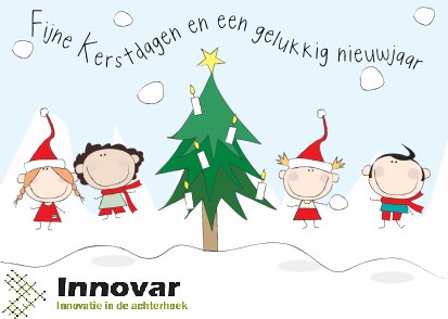 Innovar wenst iedereen fijne feestdagen en een gelukkig en gezond 2017!