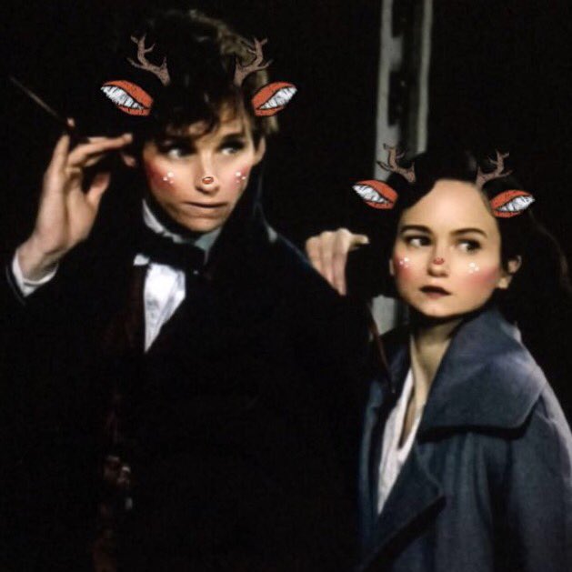 SAINTTPOTTER's tweet photo. Fantastic Beasts christmas icons (rt if you use!) 🎄✨ #FantasticBeastsAndWhereToFindThem #FantaticBeasts https://t.co/4UGsca8ik1