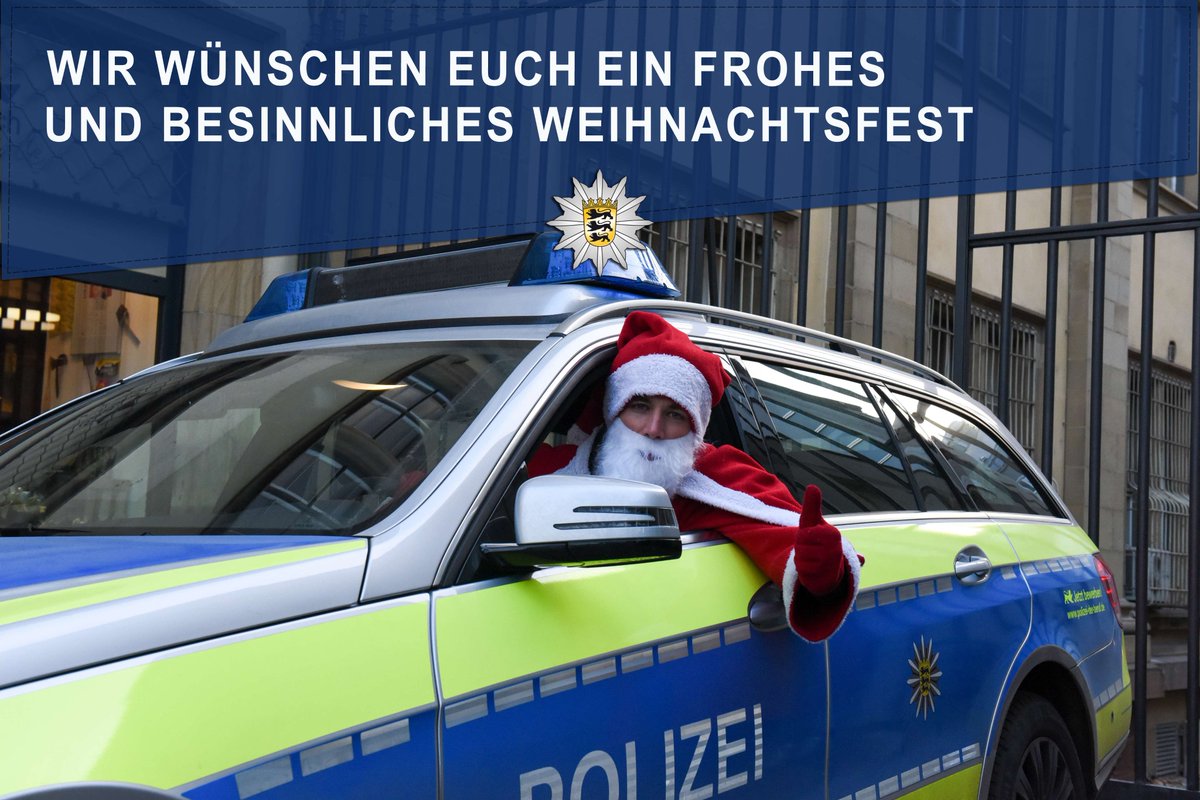 +++ Wir wünschen allen Usern Frohe #Weihnachten +++
 
Und natürlich viele schöne #Geschenke🎁 
 
👮Eure #Polizei #Stuttgart
