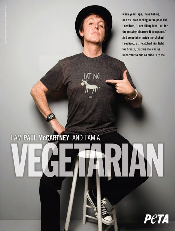 Vegebutcher's tweet image. The life of a fish is as important to him, as mine is to me~ @PaulMcCartney #FishFreeFriday #christmasrecipes @peta