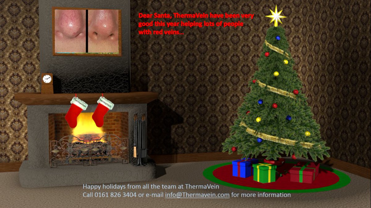 thermavein's tweet photo. #threaveins #spiderveins #ThermaVein #Threadvein #holidays #FridayFeeling #ChristmasEveEve https://t.co/VgixMCcjQ9