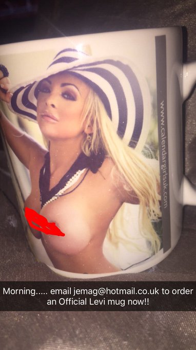 Who wants an Official Levi mug? #blonde #glamour #model #topless #boobs https://t.co/1sJz3ogNP5