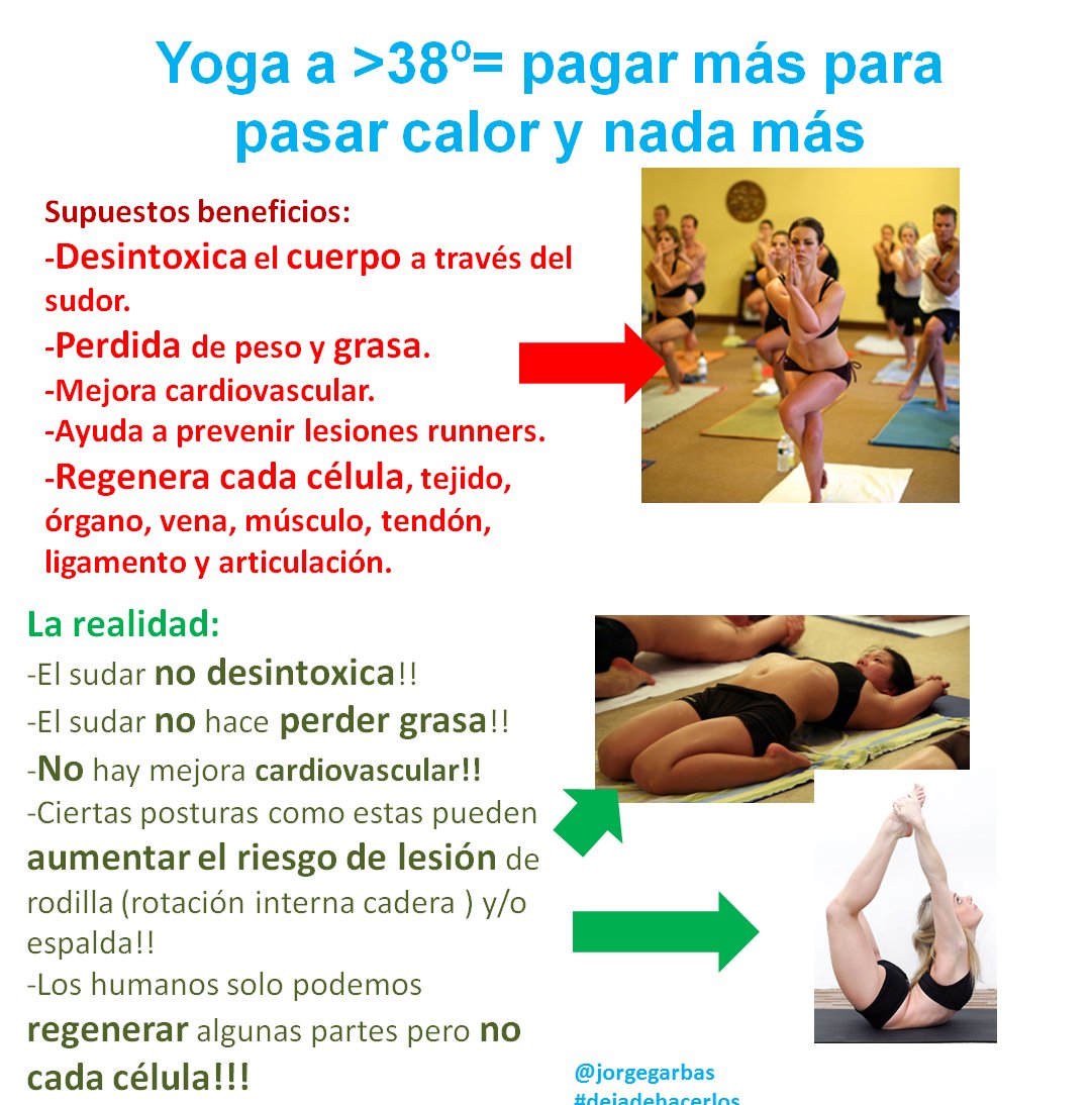 Hot Yoga: yoga a más de 38º. Te ayuda a detoxificar cuerpo y mente.