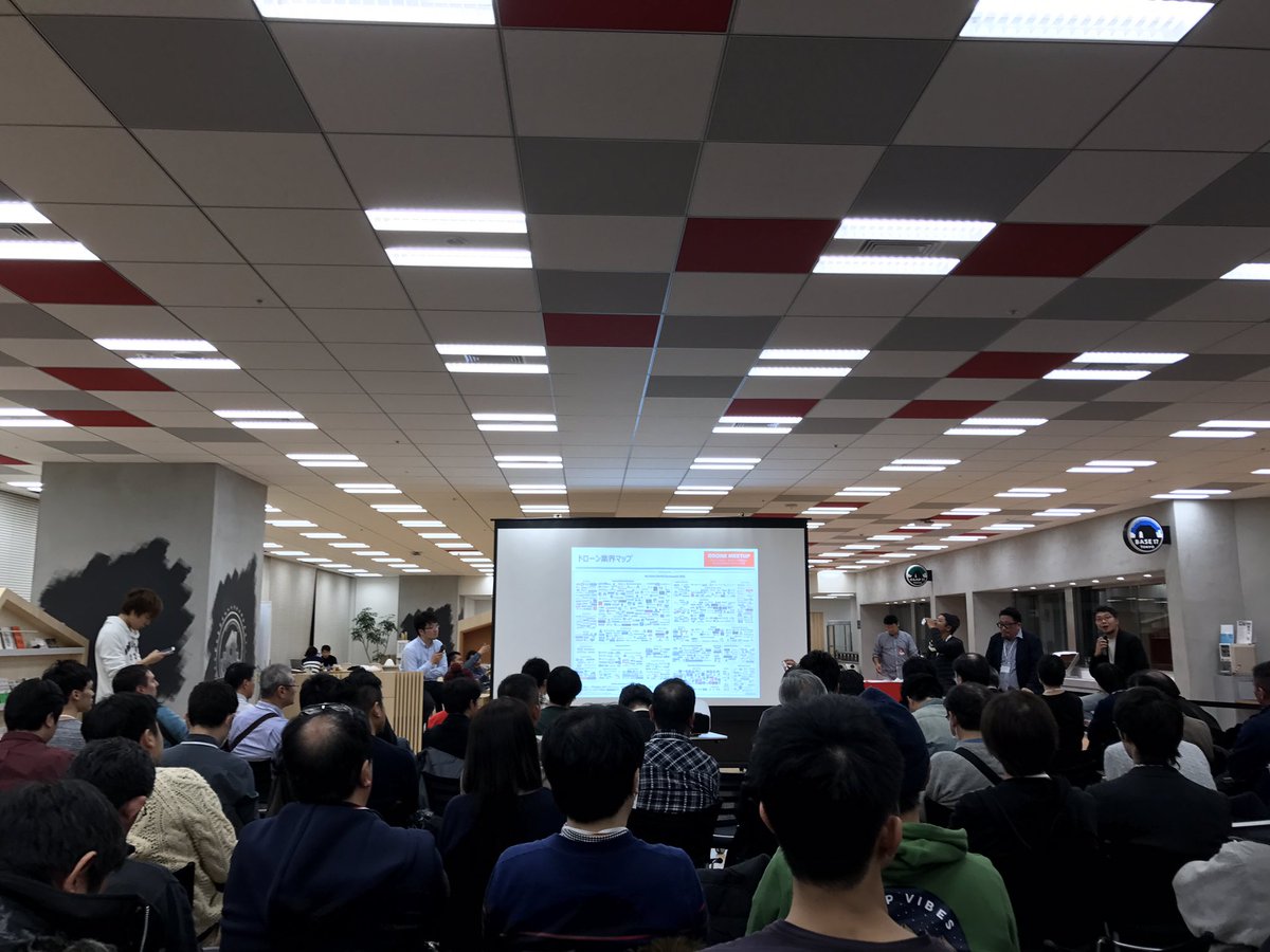 taniplus1's tweet photo. 今日はドローンミートアップ忘年会!
ドローンで始まりドローンで締めくくりです! https://t.co/vDkLbW7d0r