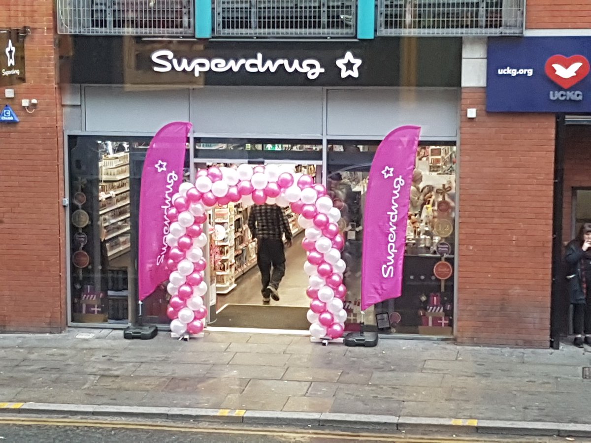 AxonnGraphics's tweet image. Storm Barbara is heading to Manchester this afternoon and @superdrug thought this would be a good idea. Let's see if it's still there later.
