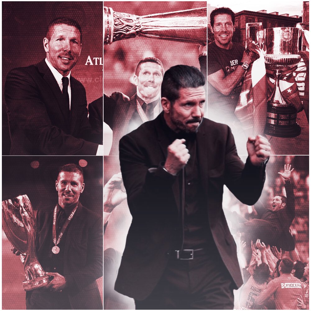 Simeone's tweet photo. 5 años compitiendo, luchando, disfrutando y sintiéndome parte de éste gran Atlético de Madrid https://t.co/oNLkwQXXN6