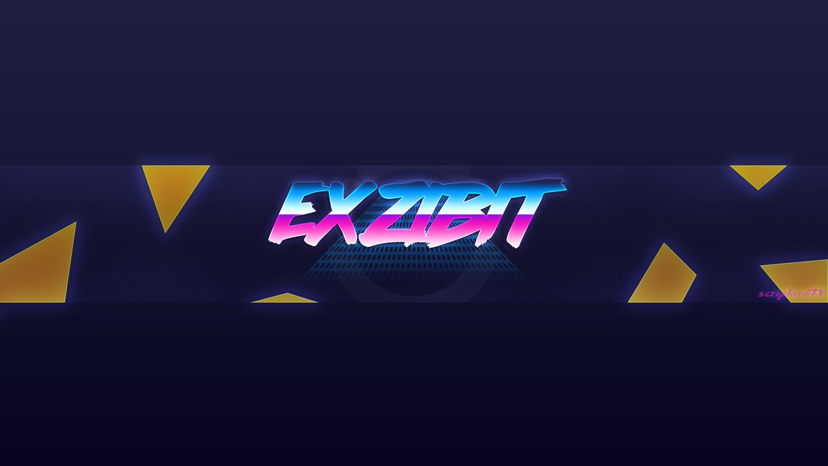 Scriptah_'s tweet image. Mad my nigga @exzibit_exe A logo and a banner &amp;lt;3