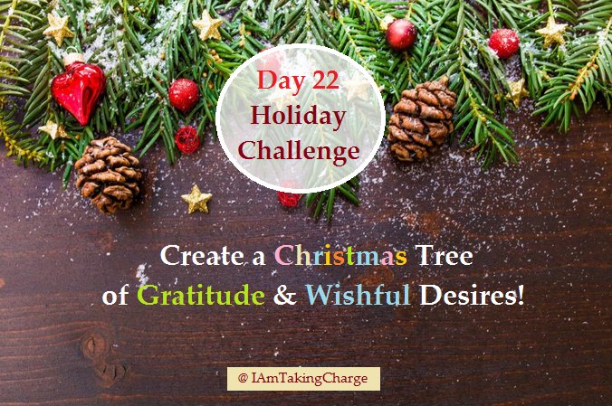 IAmTakingCharge's tweet photo. Have you read this latest #holiday challenge >>> https://t.co/RCyPBAnTlm
#gratitude #christmas #creativity #holidaychallenges #decorations https://t.co/O4HesBXgwq