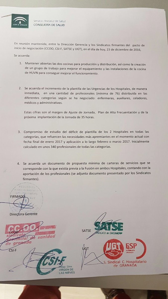 SATSE_Andalucia's tweet photo. Acuerdo en #Granada para recuperar dos hospitales completos con, como mínimo, cartera de servicios previa a fusión https://t.co/E9tymt4acS https://t.co/Za07exEb5s