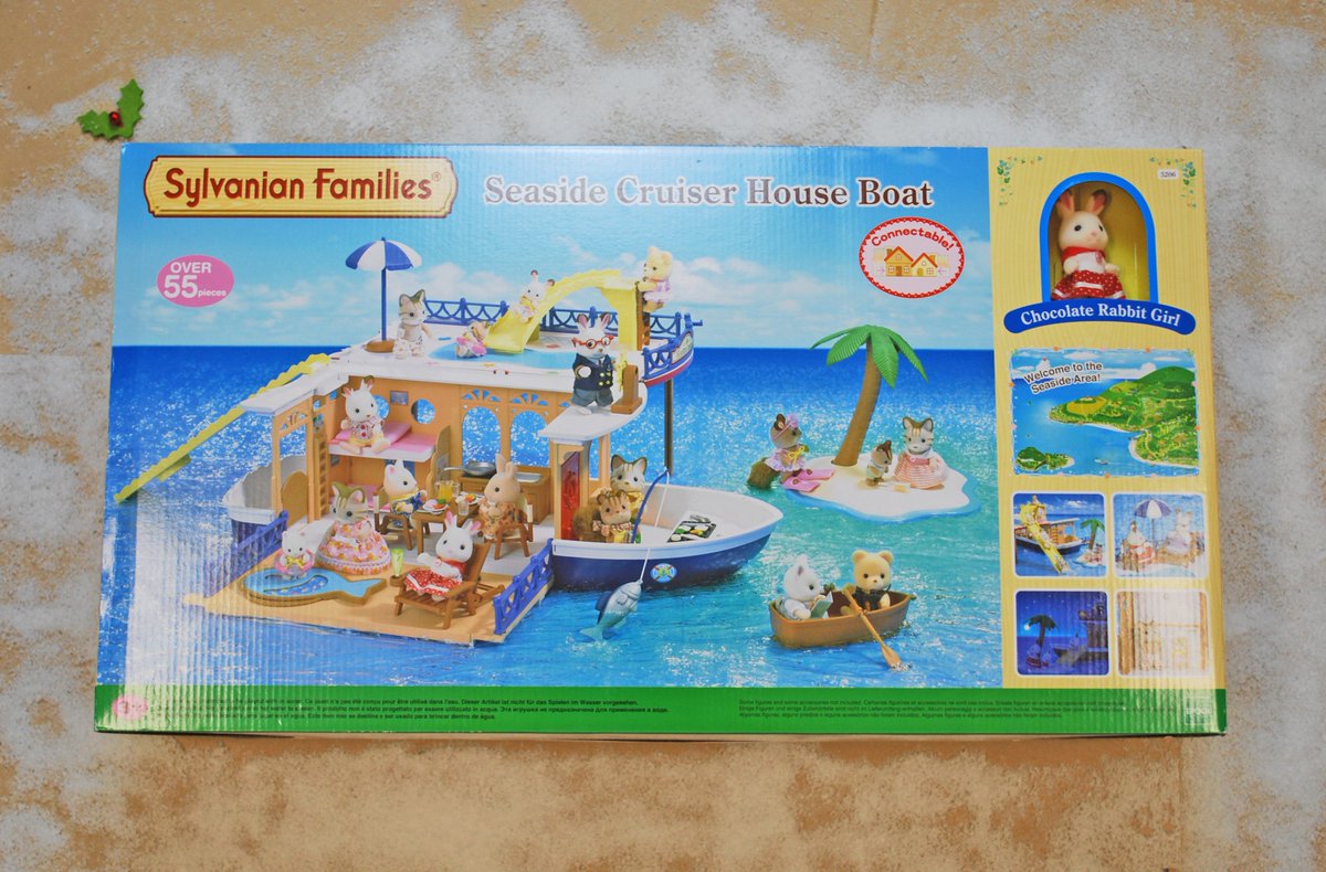 sylvanian seaside cruiser houseboat