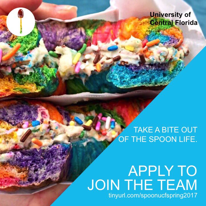 ATTENTION FELLOW KNIGHTS! Apply to join our team by January 20!
Tinyurl.com/SpoonUCFspring…