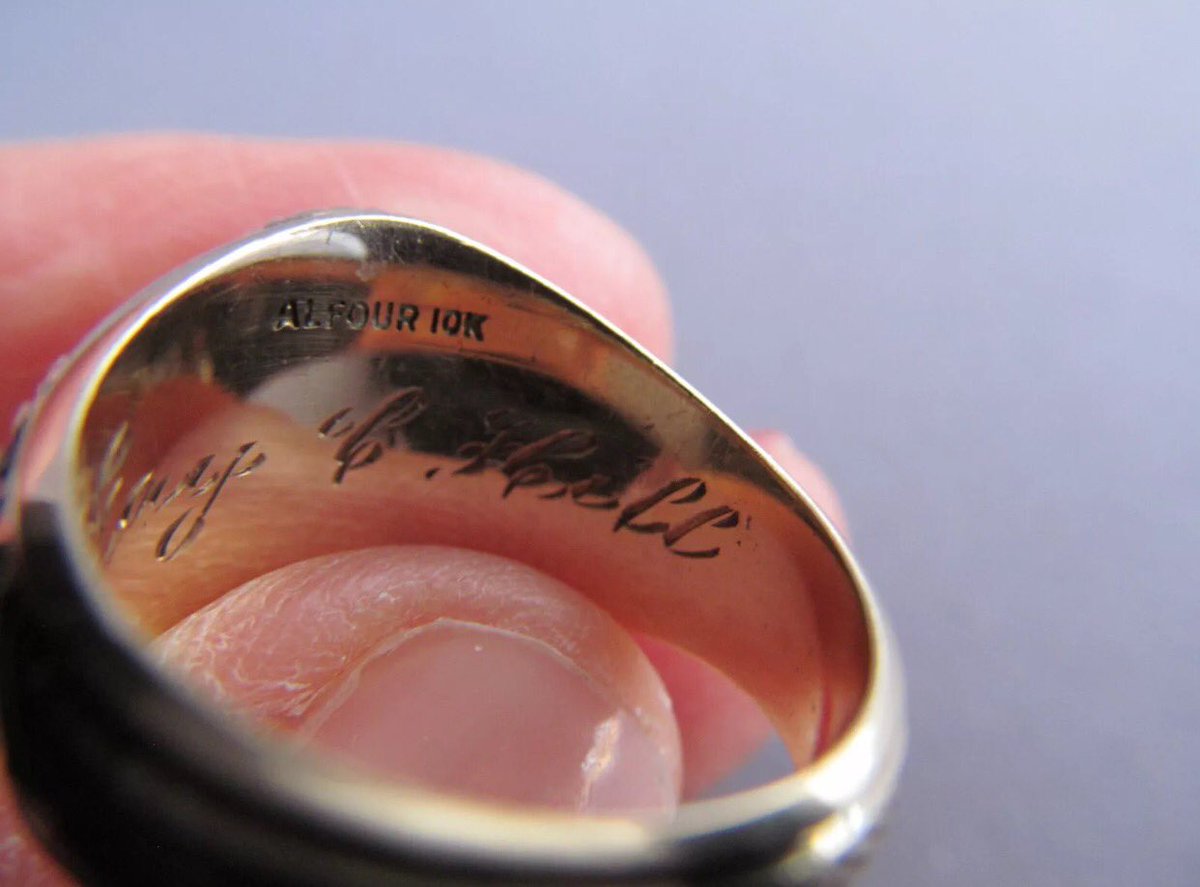 TypicalAggie's tweet photo. Y'all know any ladies missing a '66 class ring? Saw this on ebay. https://t.co/2D3GWU4GPW https://t.co/f8PqBSiQyk