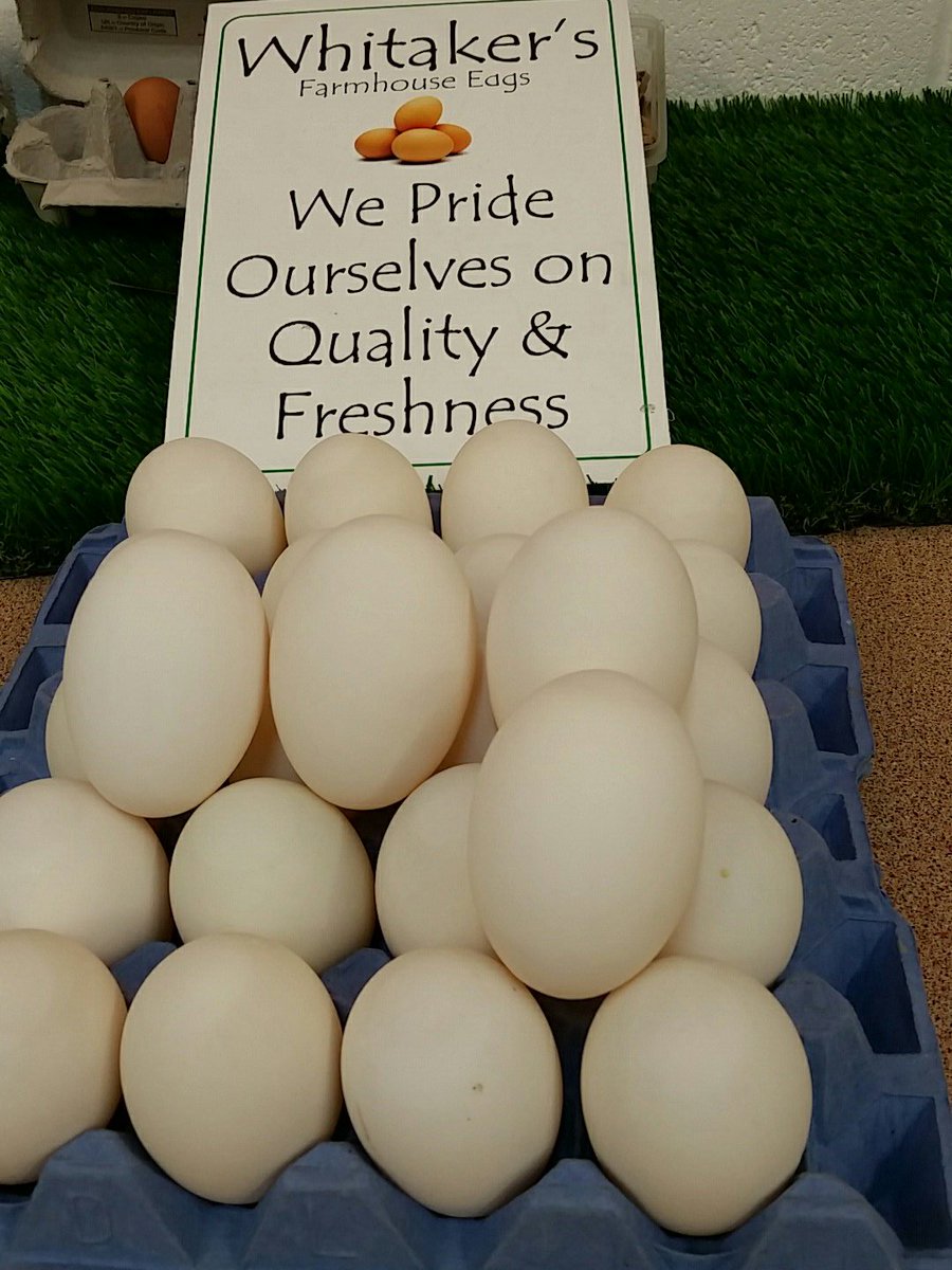 Have a big one this Christmas XXL Duck eggs <a href="/KirkgateMarket/">LeedsKirkgateMarket</a> <a href="/marketdelivered/">Dave Shop Keeper</a> #iloveleeds