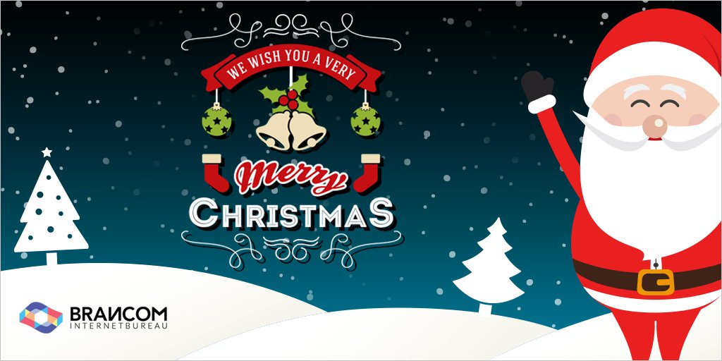 BrancomBV's tweet photo. Namens het gehele #Internetbureau Brancom team wensen wij iedereen warme en vooral gezellige #feestdagen toe! Merry Christmas! https://t.co/jq4nIO5IWE
